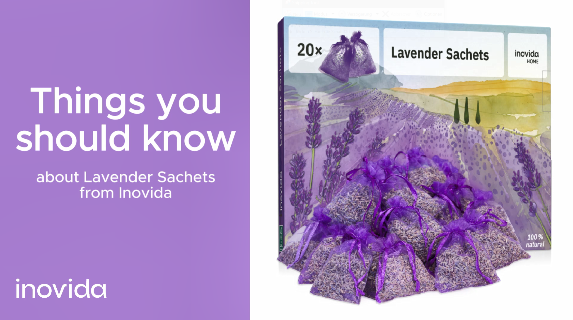 Amazon.com: Inovida 20x Lavender Sachets - Stop Clothes Damage